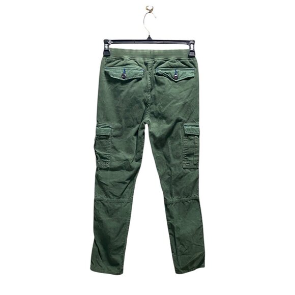 Mini Boden Corduroy Straight Leg Pants Olive Green Size 12y Preppy Fall Casual - Picture 10 of 12